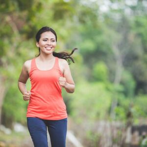 girl jogging