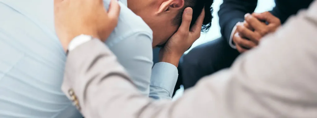 Mental health disorders concept showing fear, confusion, and clarity