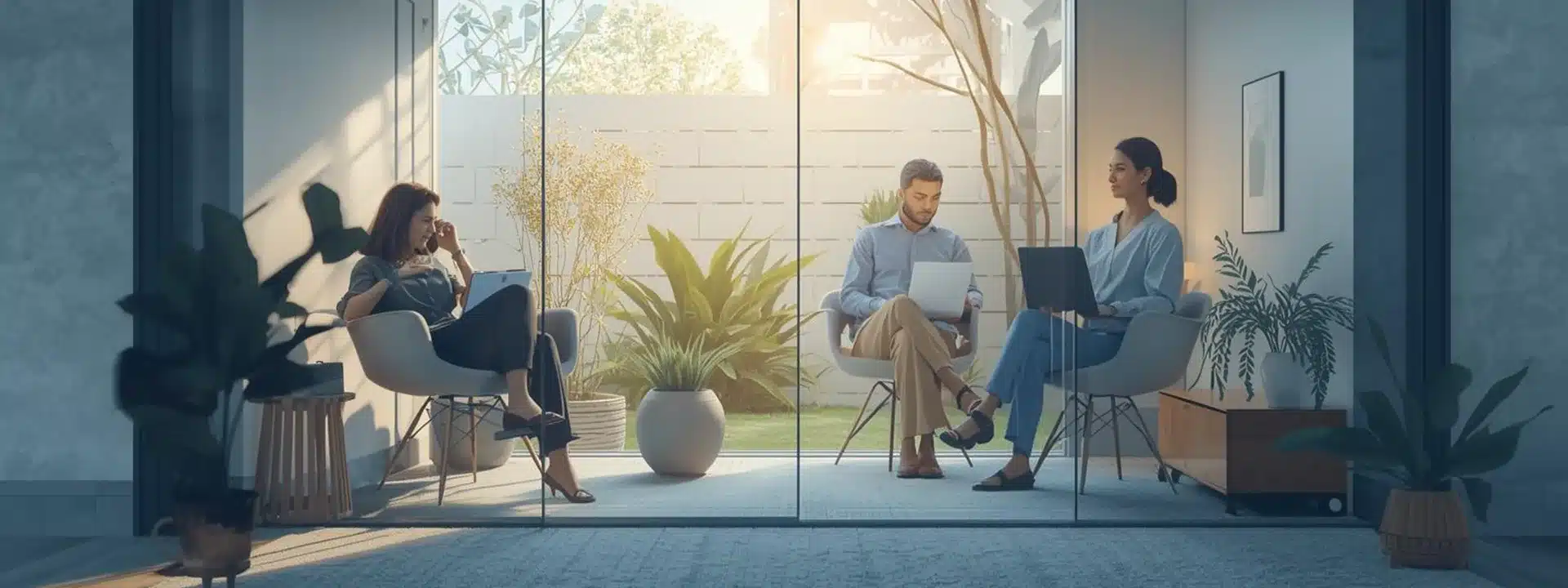 Therapist guiding a patient through a mental health treatment program in 2025.