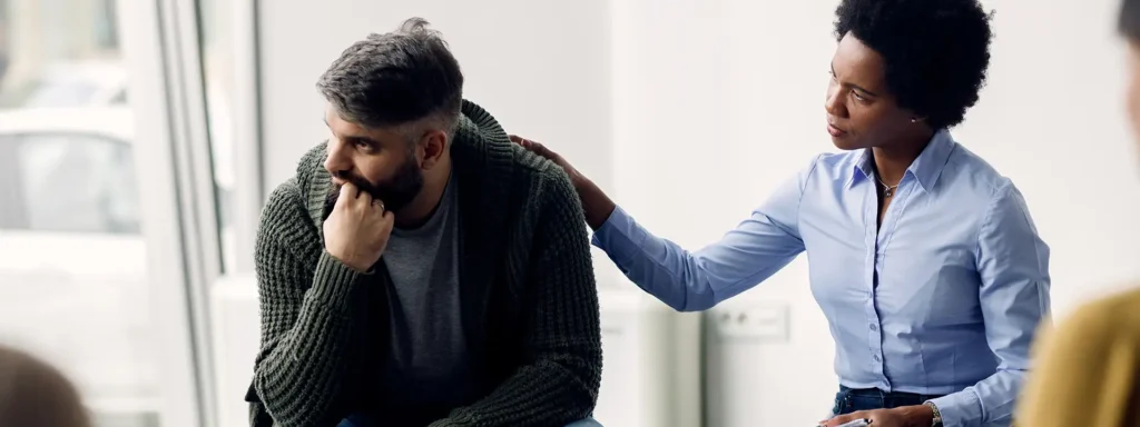 Client learning how Aetna insurance works for therapy services