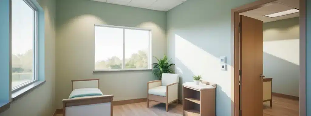 Therapist speaking with a patient in a calm residential setting focused on eating disorder recovery.