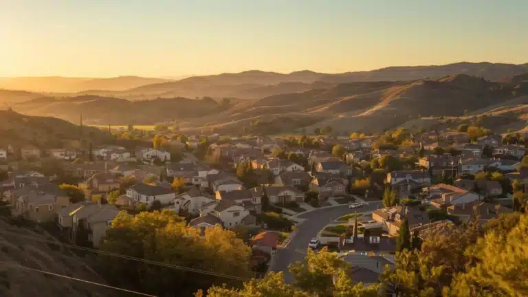 Scenic view of Scripps Ranch neighborhood with peaceful suburban homes