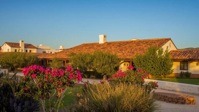 Quiet walking path at a Rancho San Diego treatment facility encouraging mindfulness and stability
