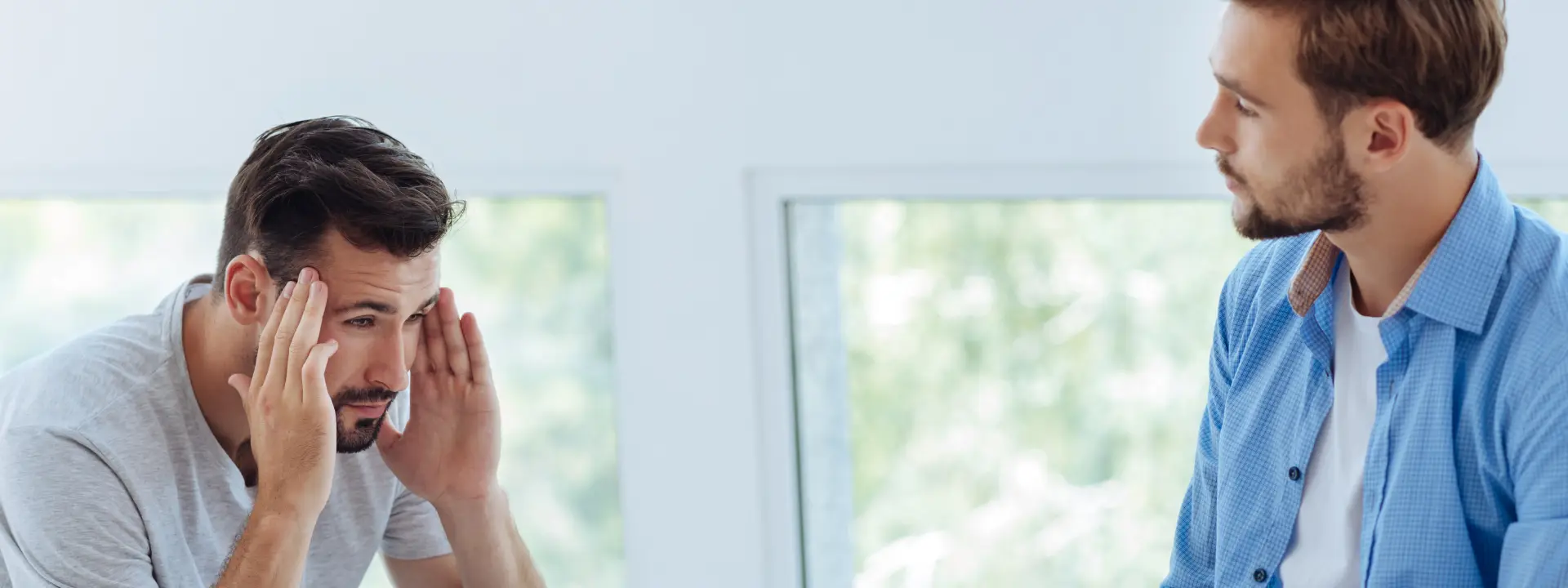 Mental health professional reviewing progress notes and treatment strategies for schizophrenia care