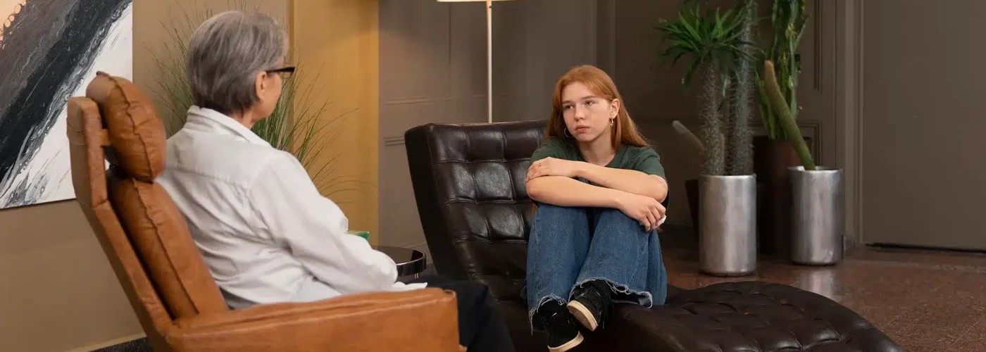 Mental health counseling and psychiatric care for adults showing symptoms of distress